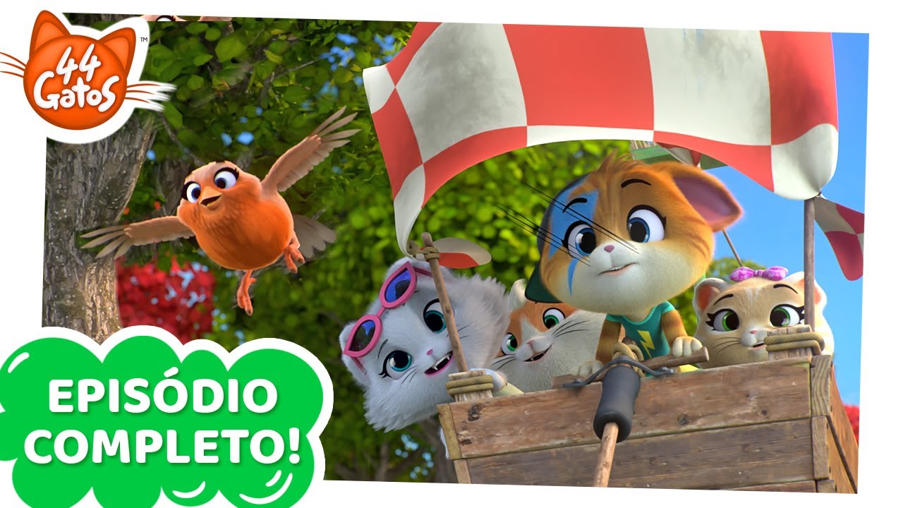44 Gatos | EPISODIO COMPLETO | O Resgate do Filhote de Robin | Temporada 1 Episódio 33