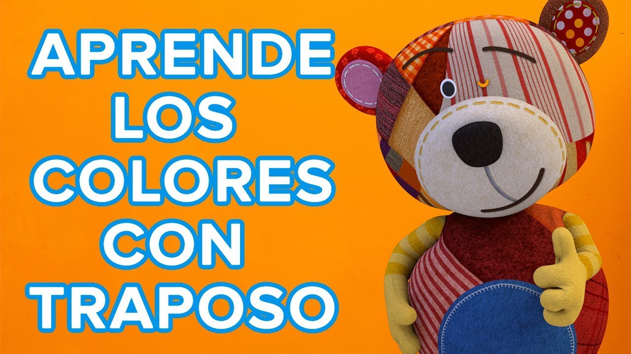 Enseña los colores a tu bebé con el Oso Traposo 🐻