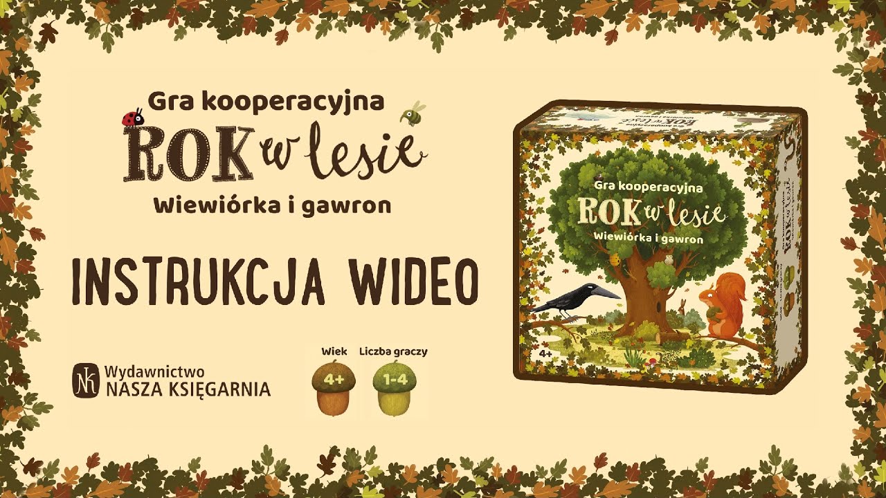 Rok w lesie. Wiewi&oacute;rka i gawron #wideoinstrukcja