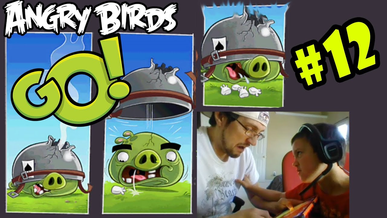 Angry Birds GO Pt. 12 - капрал Pig, Ты WORSTEST! Я СДАЮСЬ! (IOS ЛИЦО CAM)