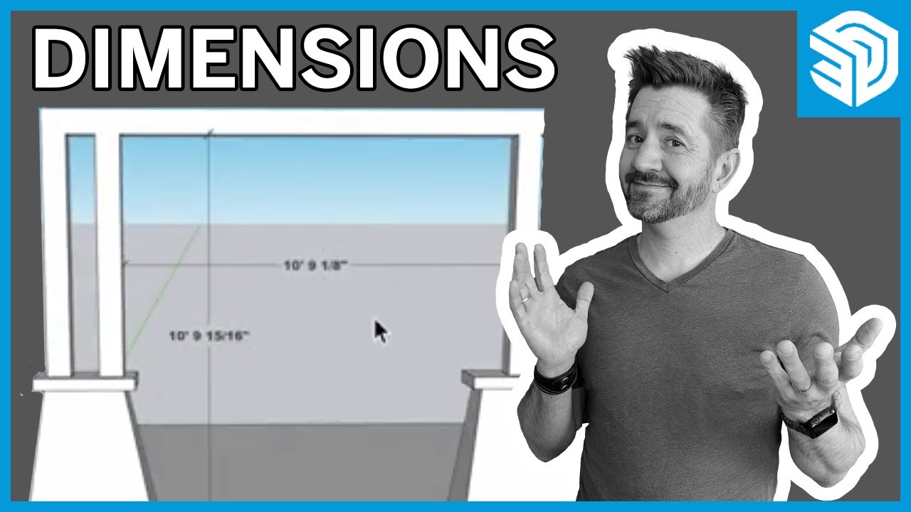 Dimensions: SketchUp vs LayOut - Skill Builder