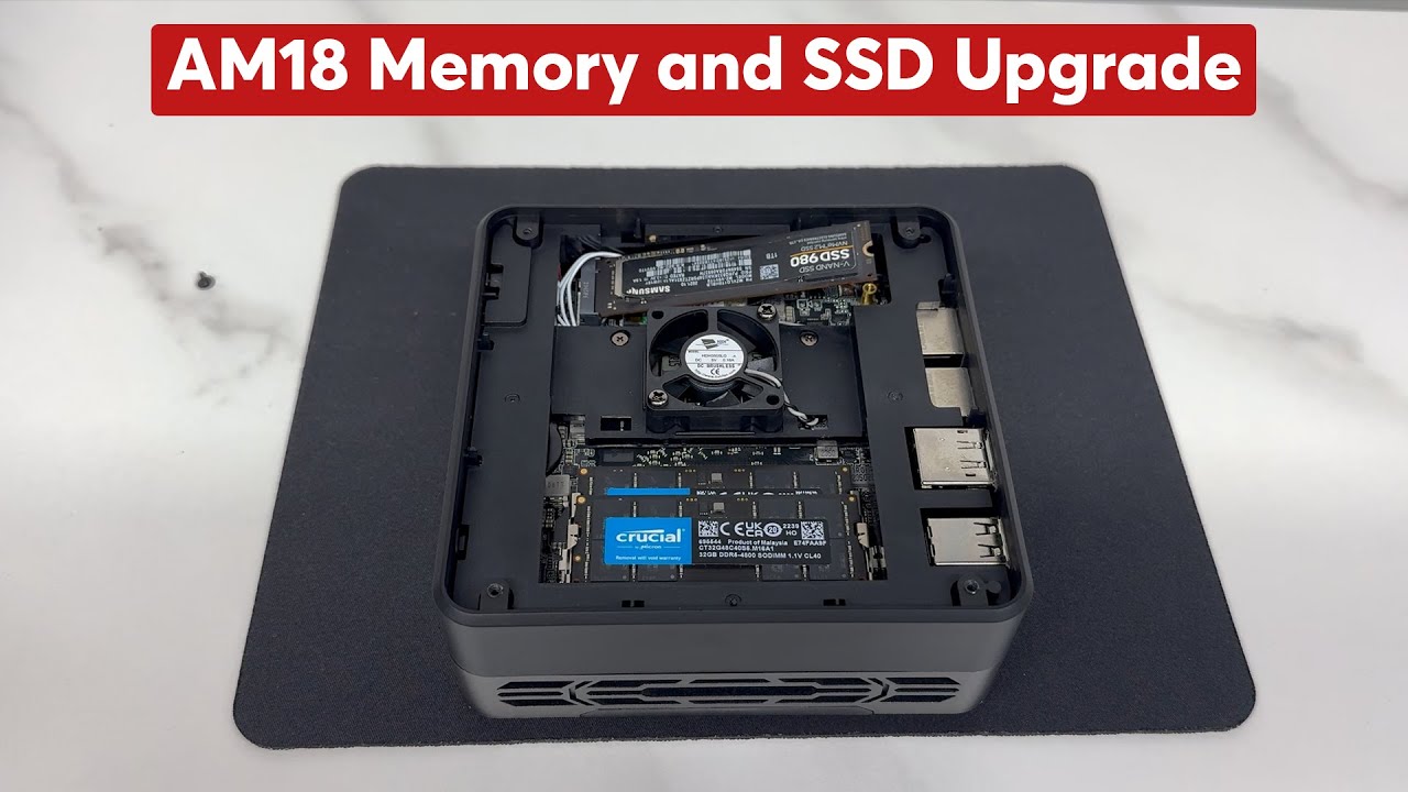 👉💻Upgrade Your ACEMAGIC AM18: Easy Memory & SSD Replacement Tutorial | Boost Your Mini PC!