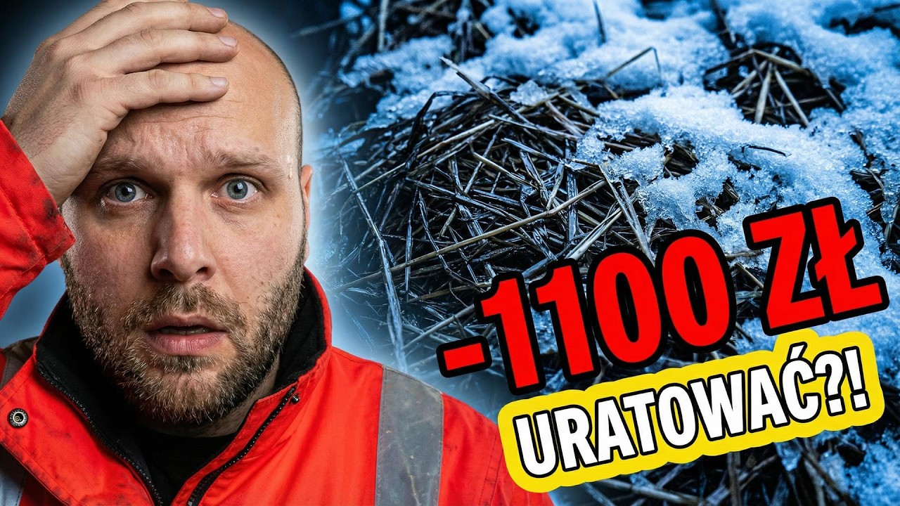Zostawiłem to na śniegu... 1100 zł POSZŁO W BŁOTO?!