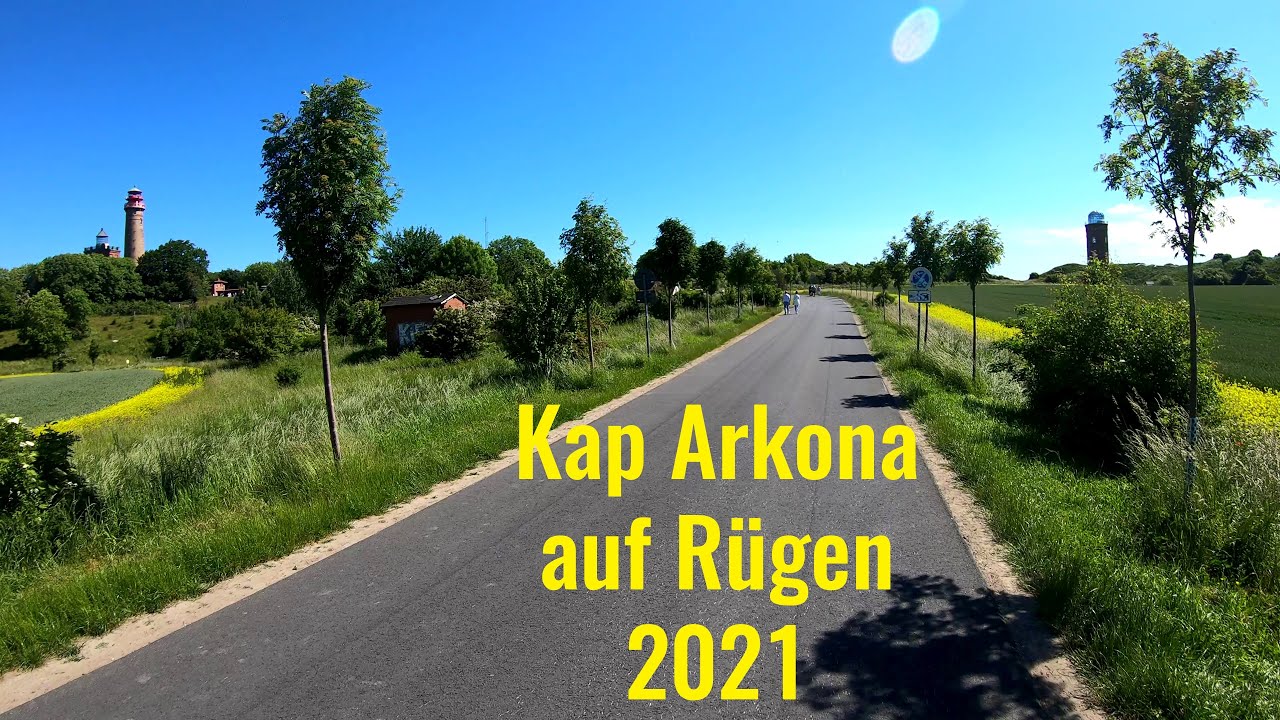 Kap Arkona R&uuml;gen Radtour / cycling tour - Leuchtturm/ lighthouse - Fischerdorf Vitt 4K