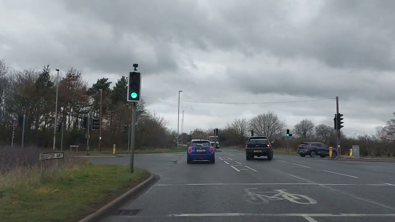 dashcam Broughton Astley to mill on the soar February 27th 2023