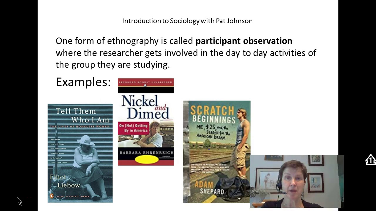 Intro to Soc: Ethnography and Participant Observation