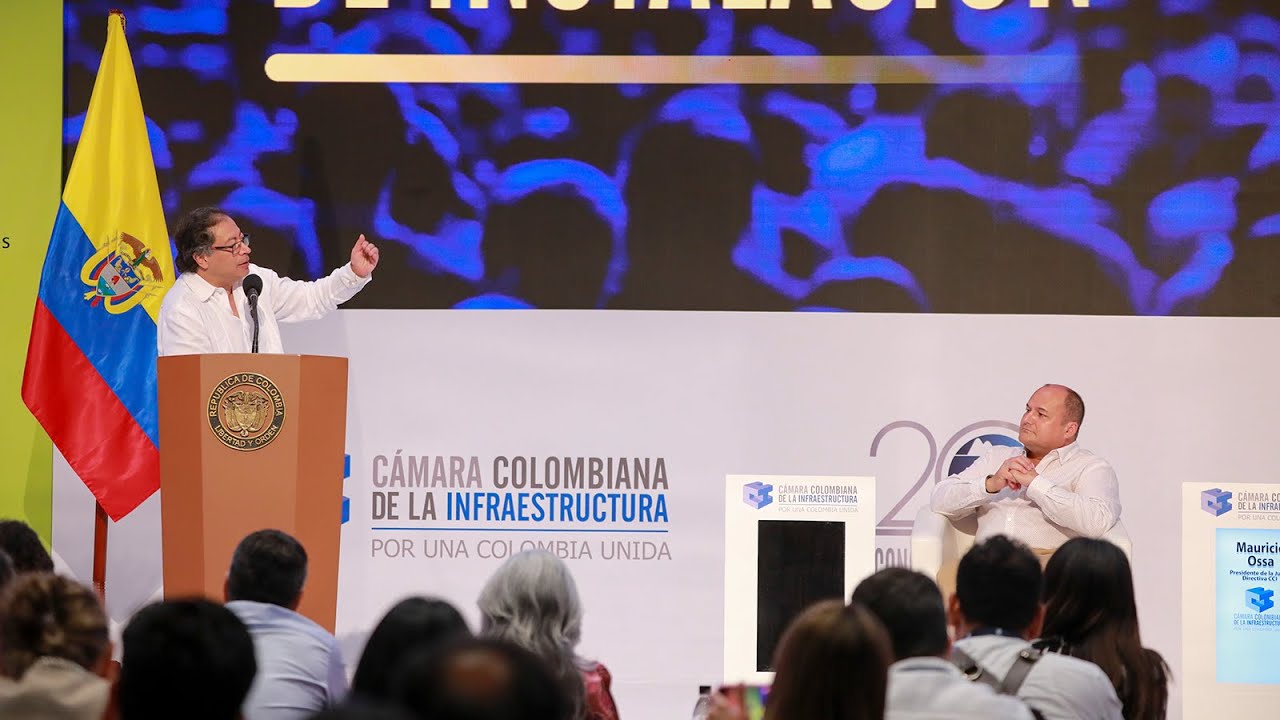 Presidente Gustavo Petro en la instalación del XX Congreso Nacional de la Infraestructura (CCI)