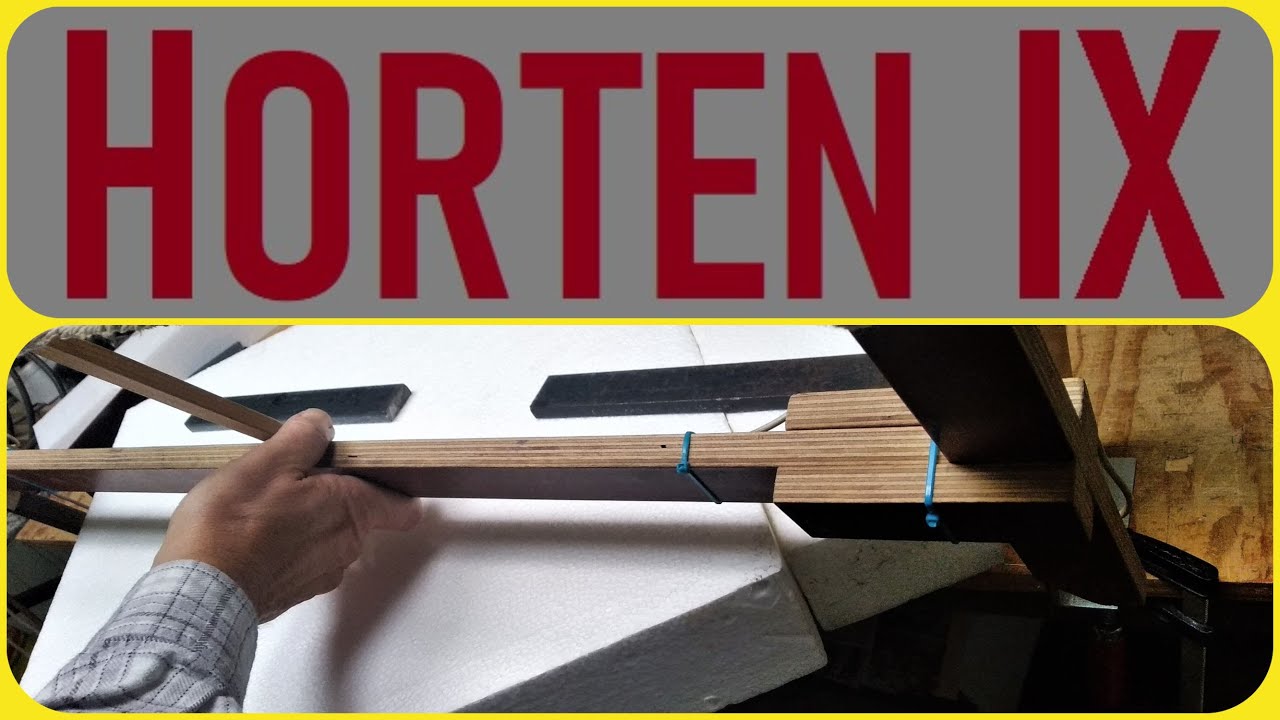 RC Horten IX V1 | 2. část - výřezy z polystyrenu + stavba