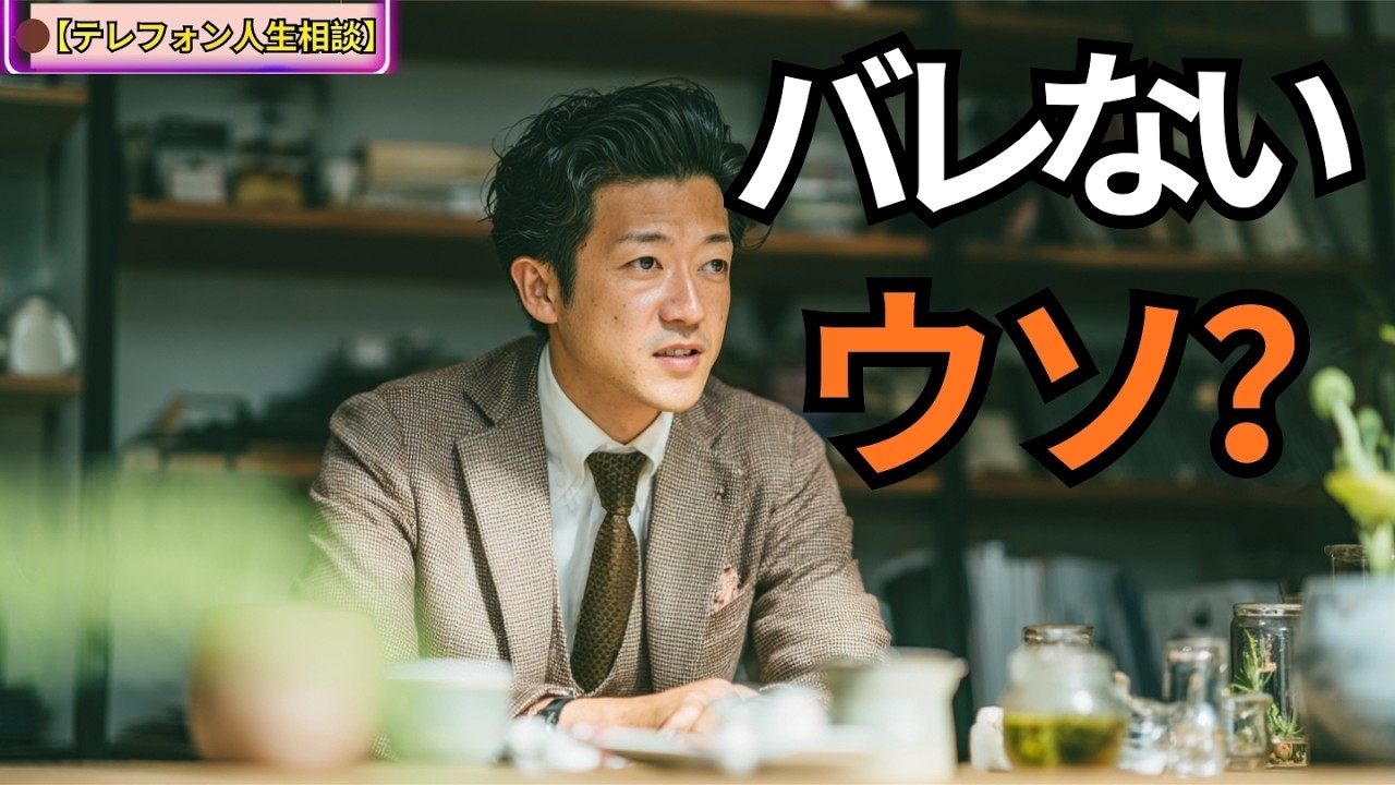 【テレフォン人生相談】なぜ人はバレるウソをつくのか