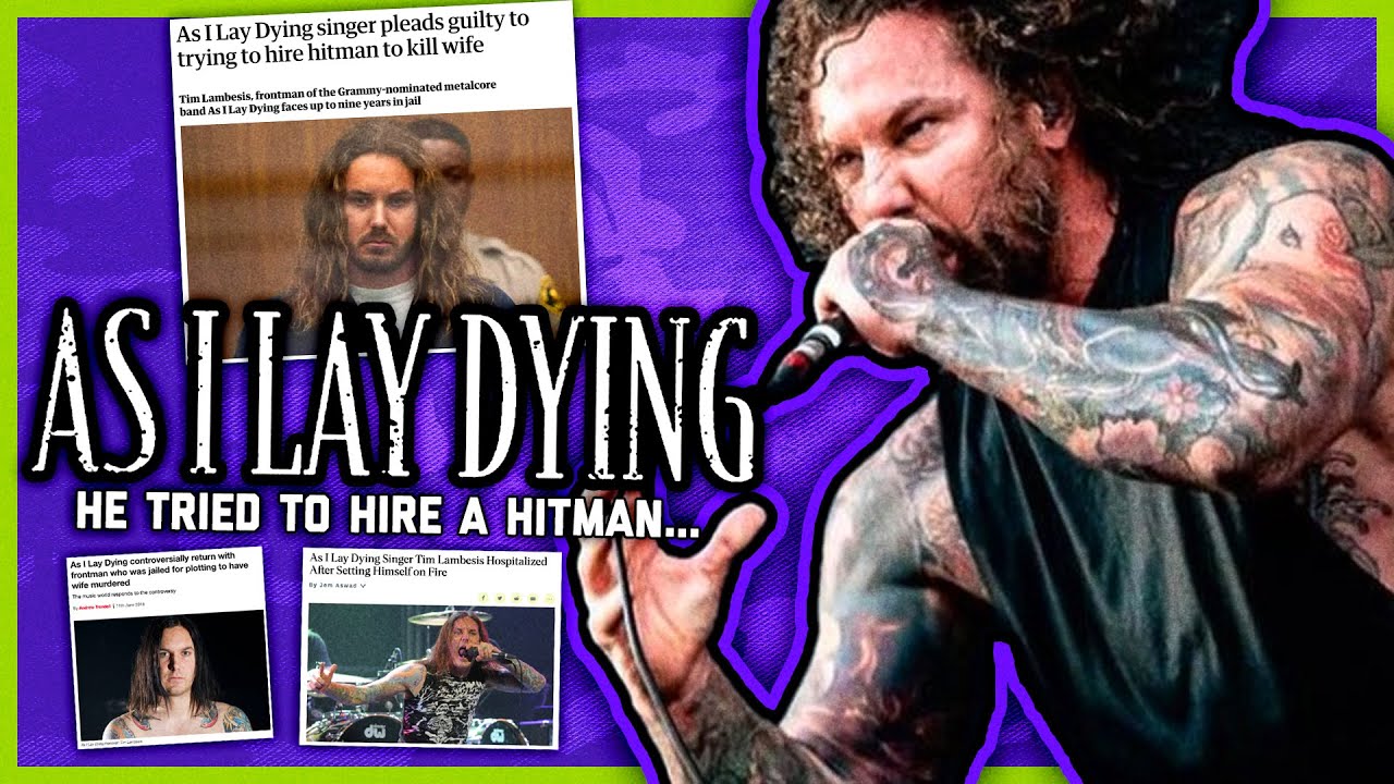 БЕЗУМНЫЙ ВЗЛЕТ И ПАДЕНИЕ AS I LAY DYING (он пытался нанять киллера)