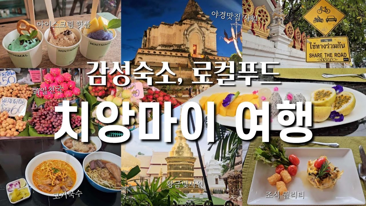 태국 치앙마이 걷고, 먹고, 쉬는 여행기 🇹🇭 | 대만족한 올드타운 숙소🛏,  아이와 젤패디 받기💅 , 왓프라싱/왓쩨디루앙 사원🛕,  뭄아러이 고기국수🥩, 인생 첫 무카타 경험🦐