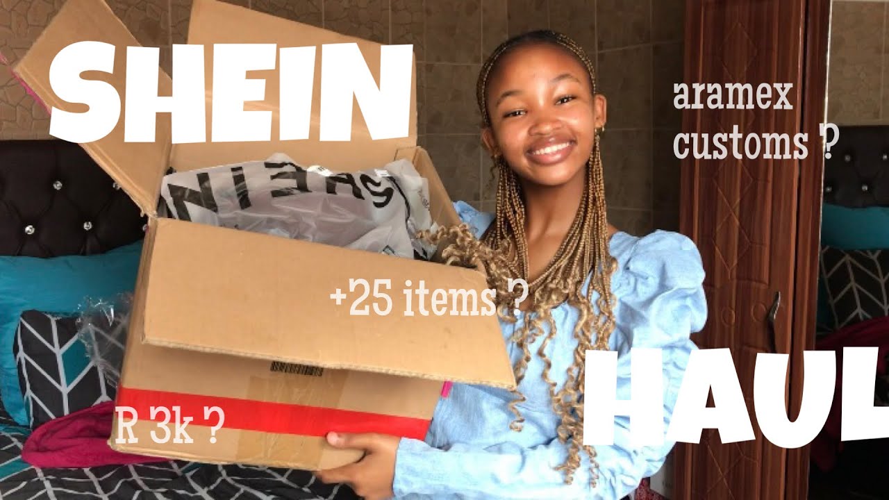 SHEIN TRY-ON HAUL! | first time ordering from SHEIN | Customs | South African Youtuber