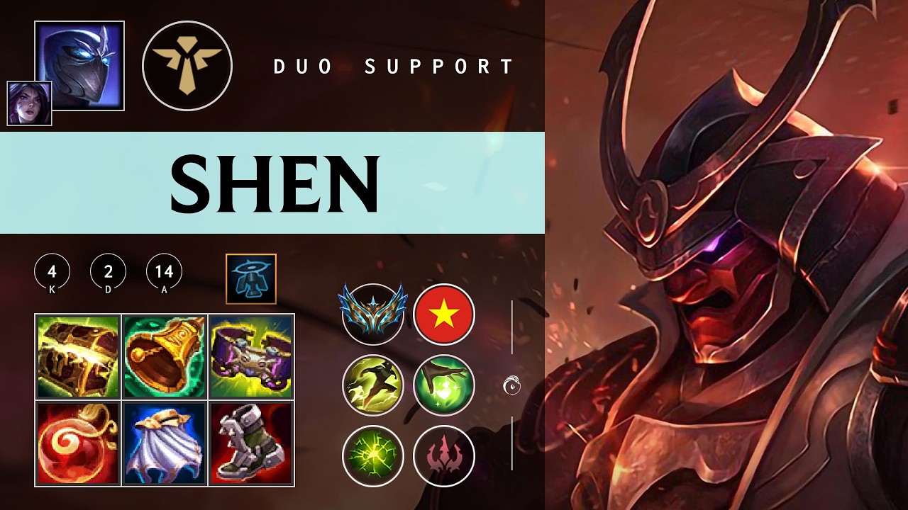 Shen Support vs Nautilus - VN Challenger Patch 26.07