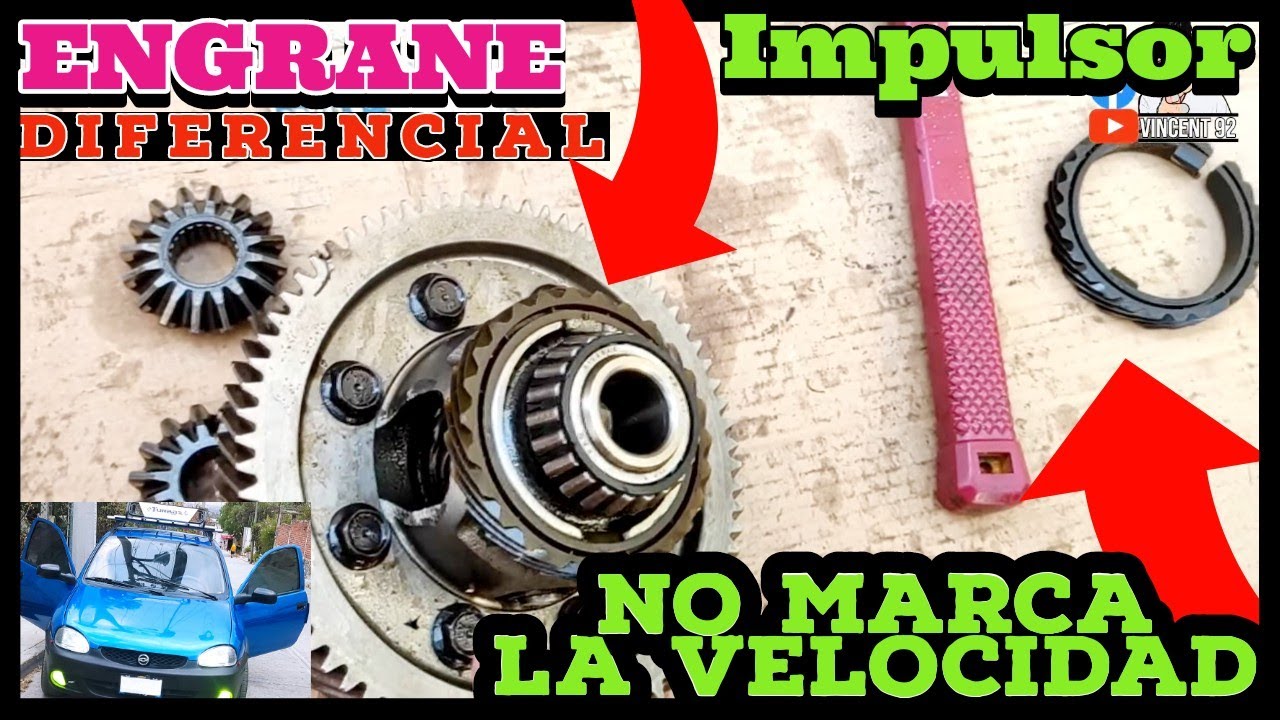 CHEVY CORSA Cambio de Engrane Impulsor VELOCÍMETRO/NO marca la Velocidad Chevy Opel #chevy #corsa