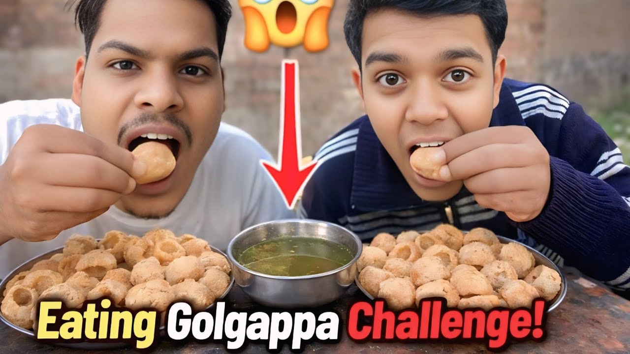 Eating Golgappa Challenge 2026 🥧🥧