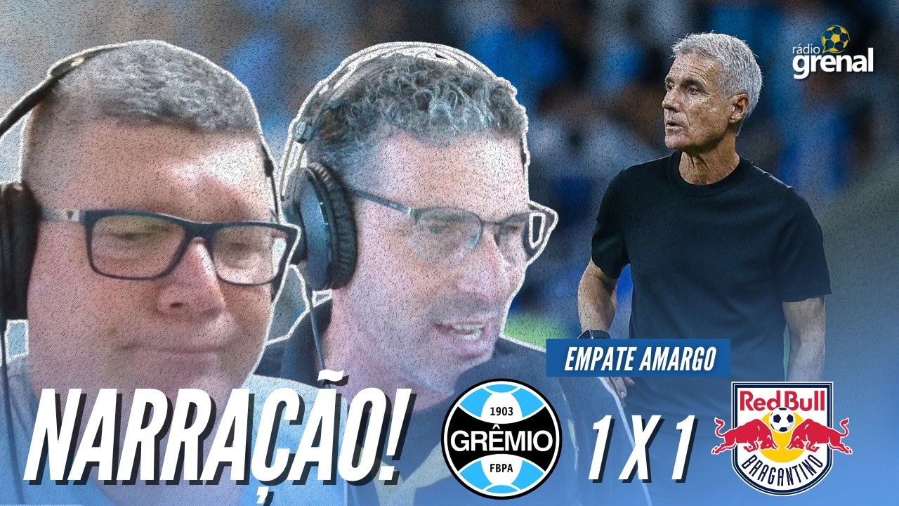 GOLS DE GRÊMIO 1 X 1 BRAGANTINO | PC CARVALHO | RÁDIO GRENAL | 12/03/2026
