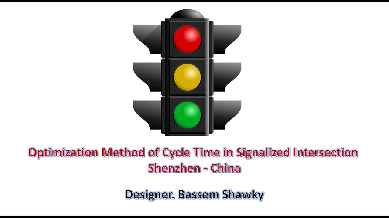 Synchro software tuturial, How to design a signalized intersection and optimize cycle length China
