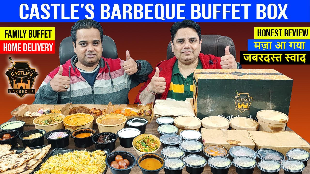 Castle's Barbeque Family Buffet at Home ! Buffet in Delhi ! Buffet Restaurant ! Unlimited Buffet