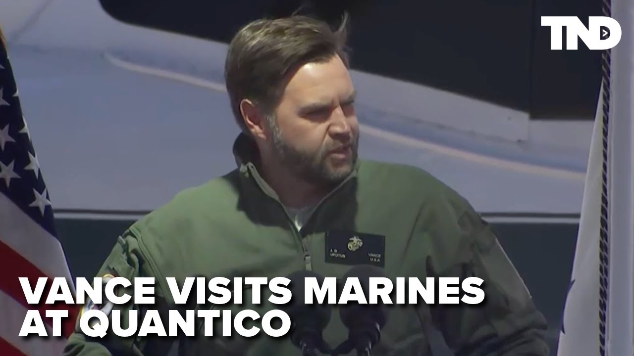 Vice President JD Vance visits Marine Corps Base Quantico