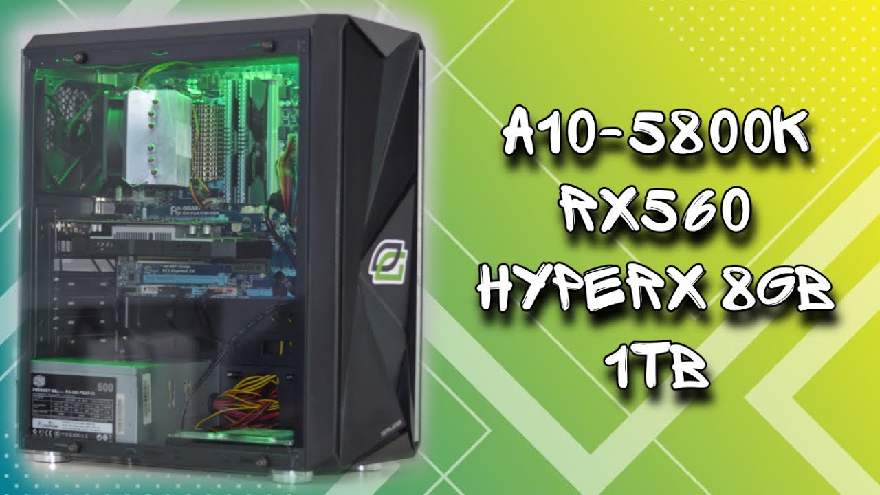 Грамотная Сборка ПК на A10-5800k и RX560