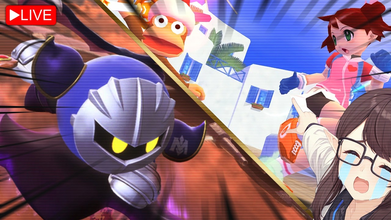 🔴 KIRBY AIR RIDERS LIMITED METAKNIGHT EVENT THEN APE ESCAPE 3 RUNS.