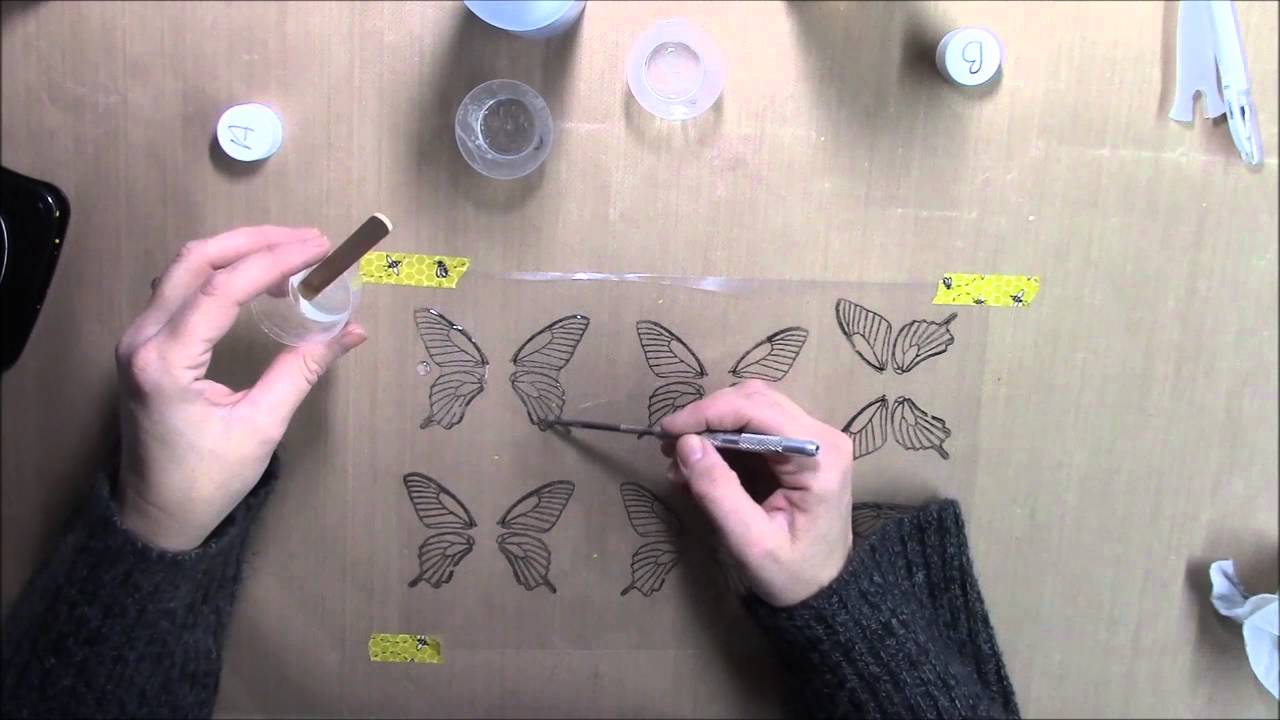 Resin Transfer Embellishment tutorial using Amazing Clear Cast