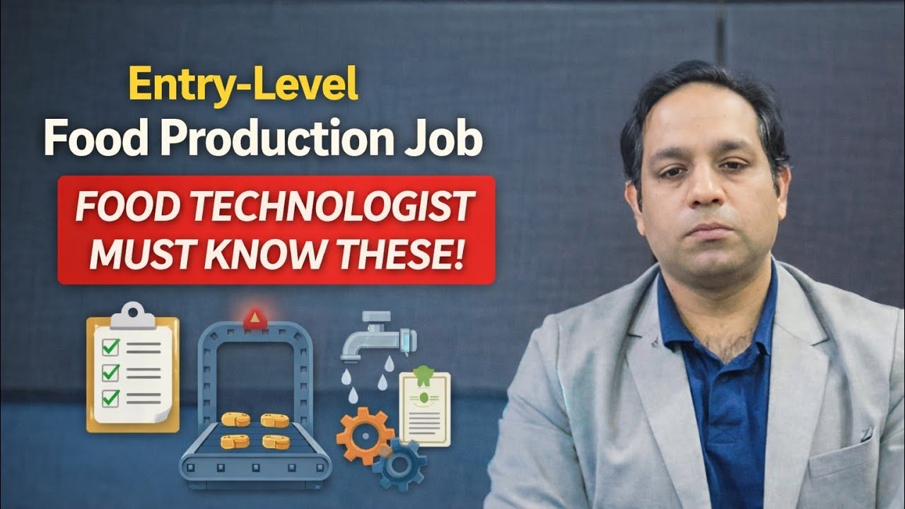 Entry level Production job | Food technologist must know these skills |#food #job #professional 