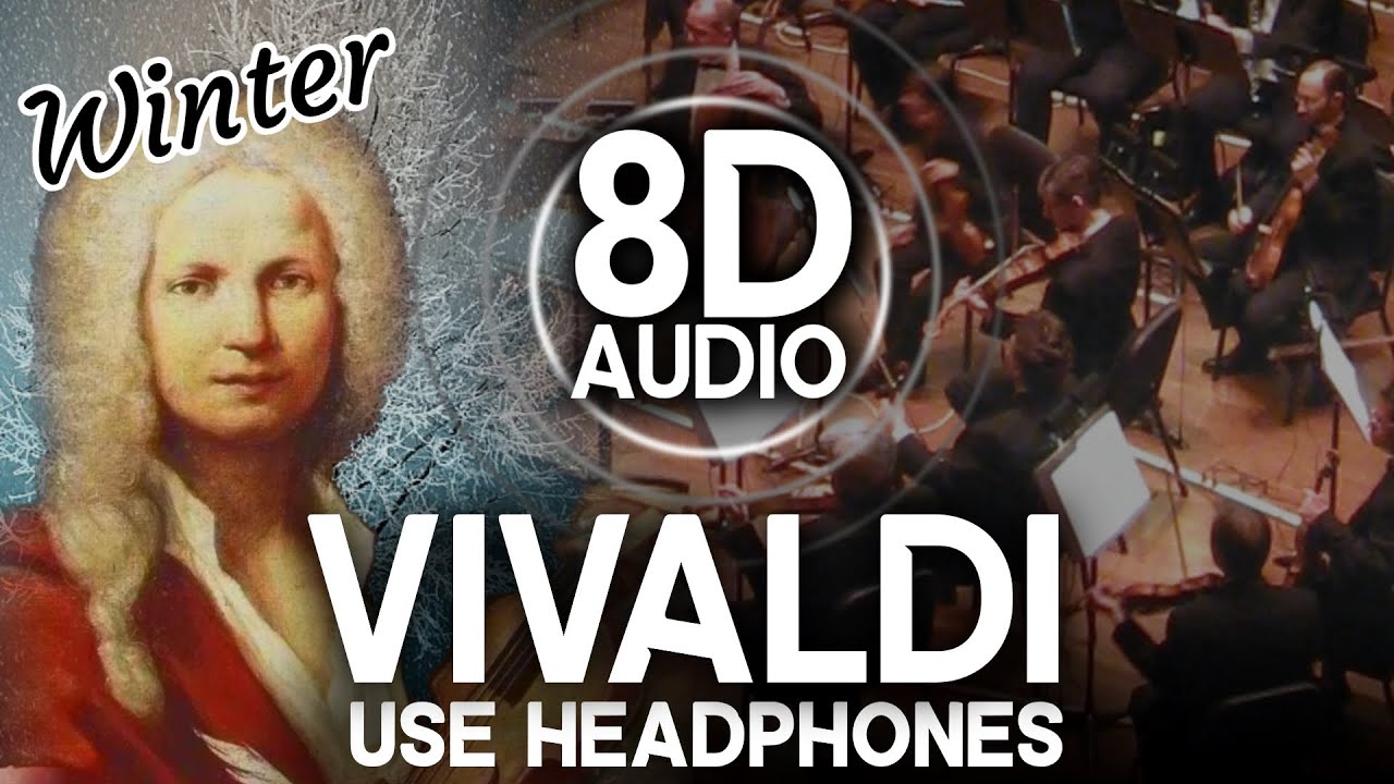 8D AUDIO | Vivaldi - The Four Seasons, Winter - Violin Concerto in F minor (USE HEADPHONES 🎧)