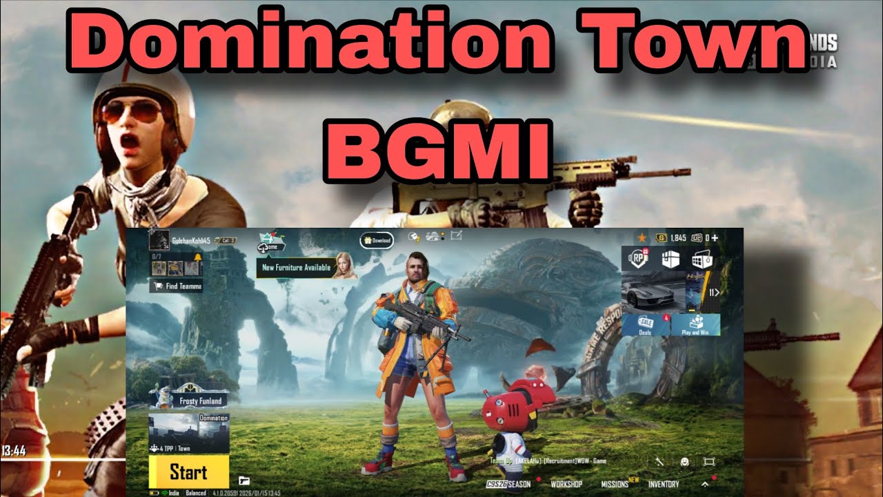Domination in Town 😈 | BGMI Headshot Only Challenge 🔥
