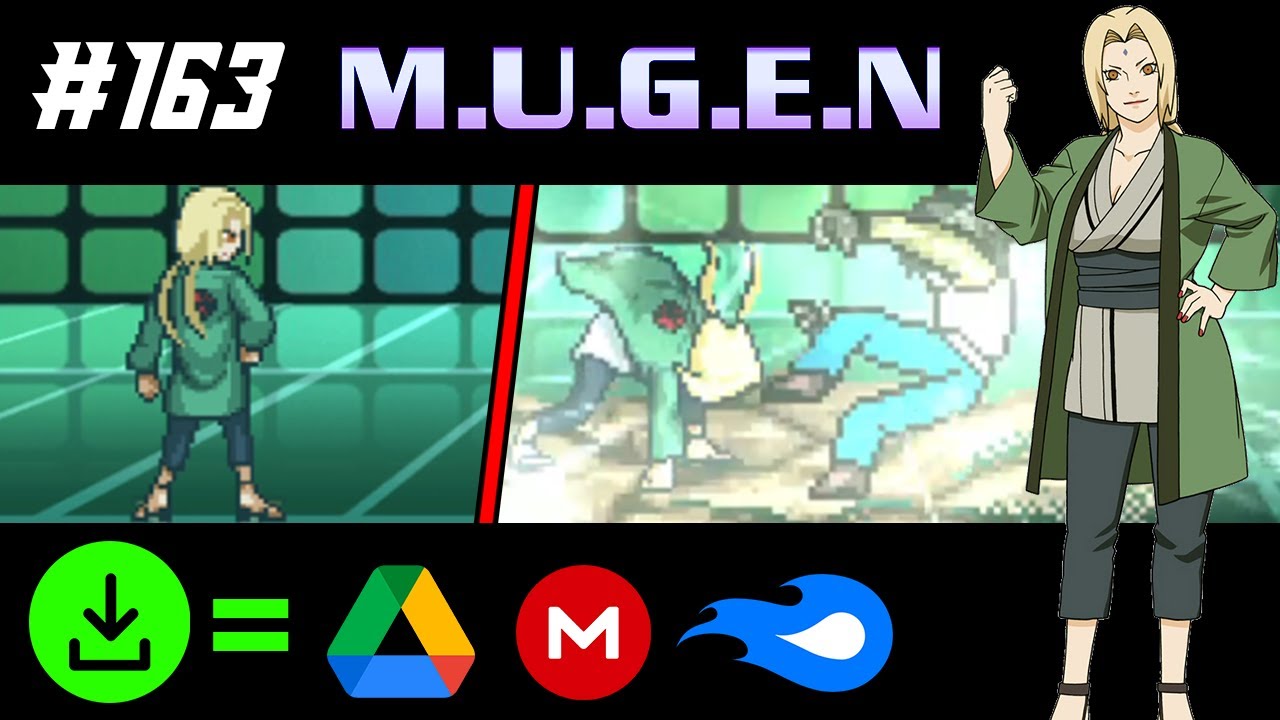 TSUNADE JUS CHAR SHOWCASE + DOWNLOAD | Mugen Showcase #163