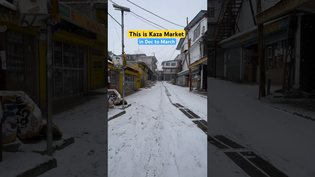 Kaza in Winter | Kaza in December | Spiti valley in December | Spiti in Winter | Winter Spiti