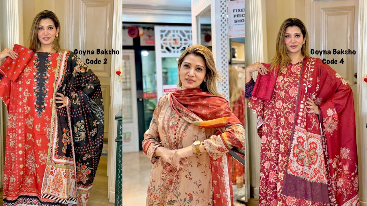 Premium Modal Silk Azrakh by Goyna Baksho 