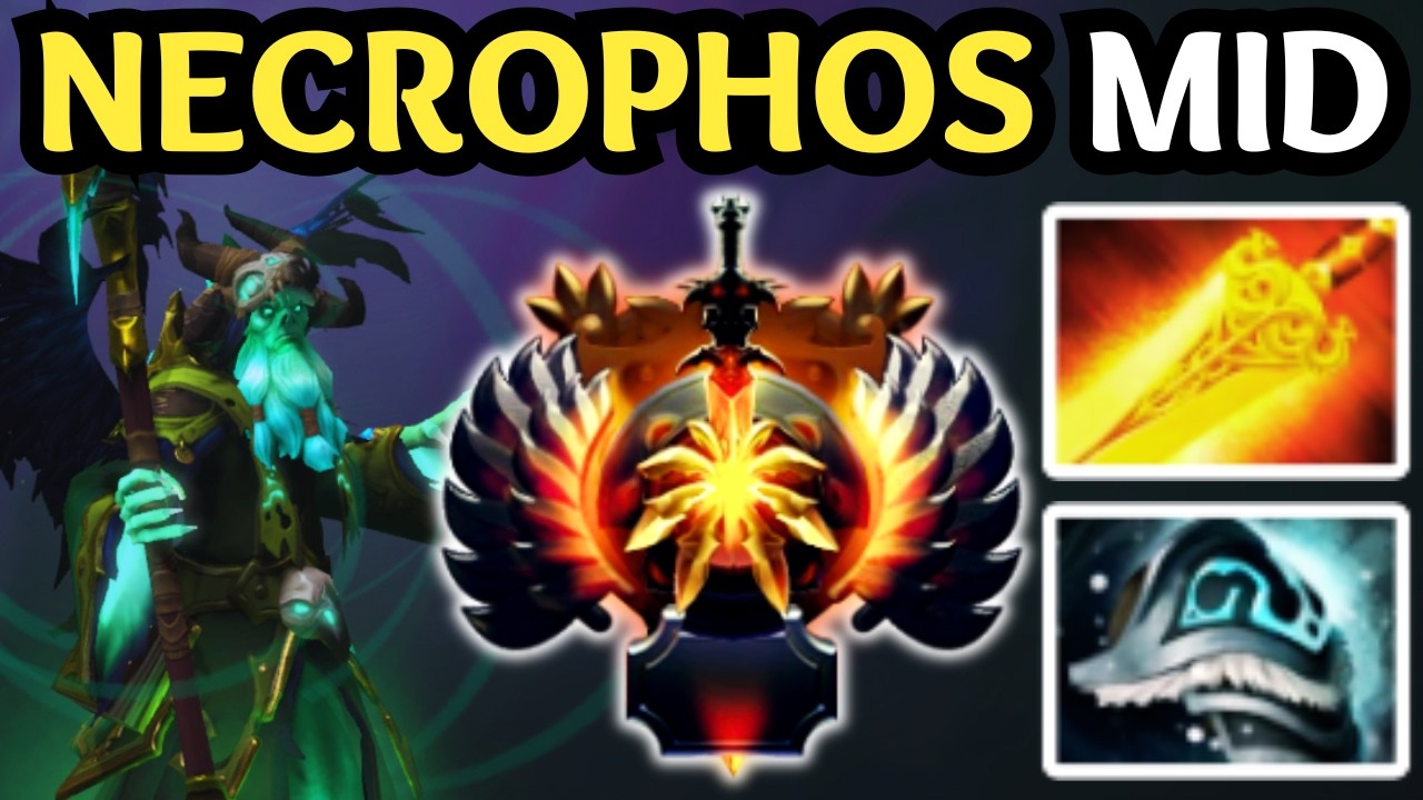 🔥 NECROPHOS MID META ?! — OUTLAST, HEAL, WIN | DOTA 2 🔥