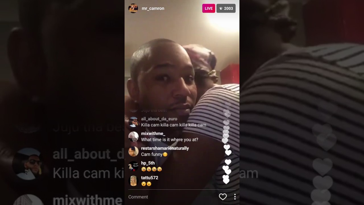 Cam'ron wildin on Instagram Live wit JuJu (Funny!)