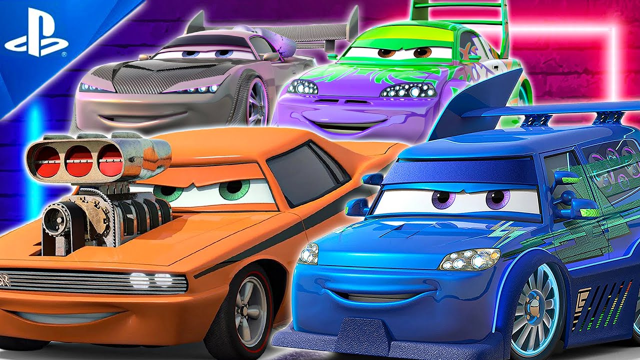 OS TUNERS CARS APARECERAM E O RELÂMPAGO MCQUEEN CHAMOU ELES PRO RACHA (JOGO DO FILME CARROS) DUBLADO