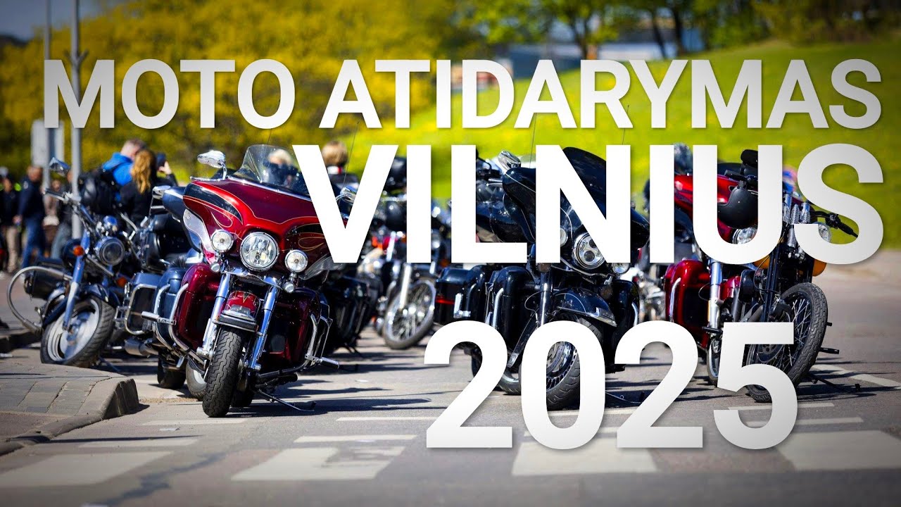 Moto sezono atidarymas Vilnius 2025