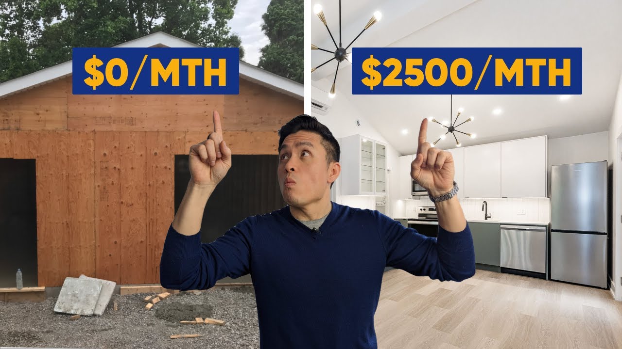 $7200 In Rent For 1.5 Storey Home Using Max Suite Strategy | Hamilton Garden Suite ADU | Site Tour