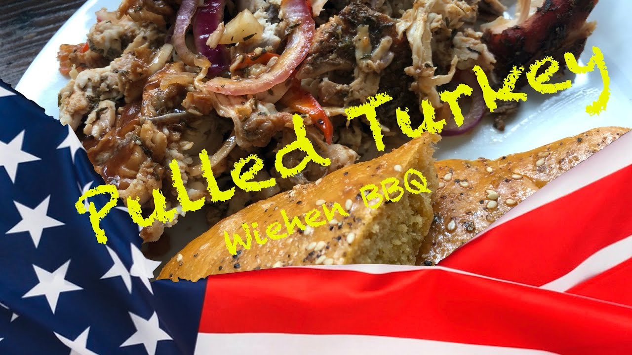 Pulled Turkey - oder gerupfte Pute - einfach und lecker - Mr. Trump hätte seine Freude daran :-)