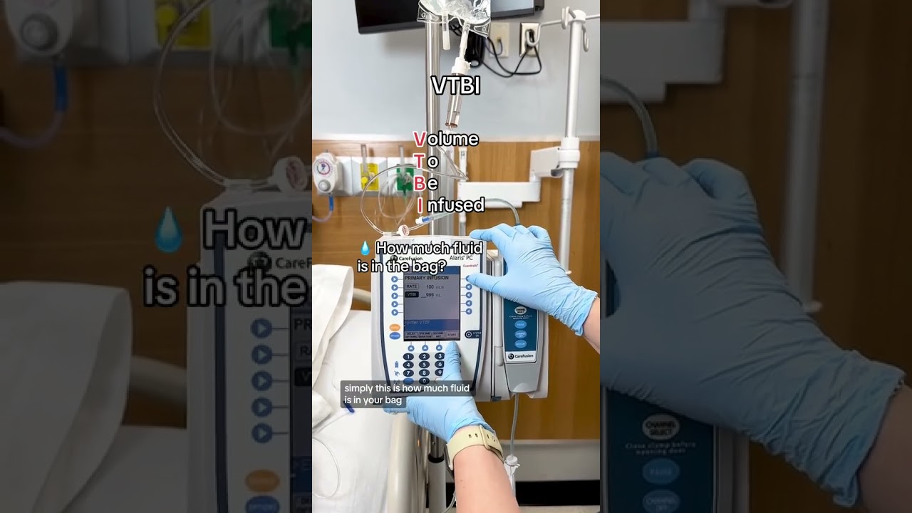 IV Pump Input Values💉💧🏥 #RN #BSN #nursehumor