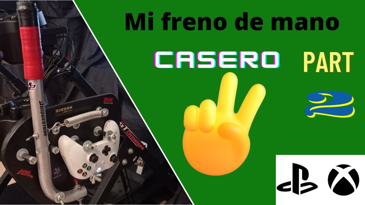 Freno de mano casero simracing, part 2/2: Para PS4/PS5/XBOX ONE/XBOX SERIES y PC.