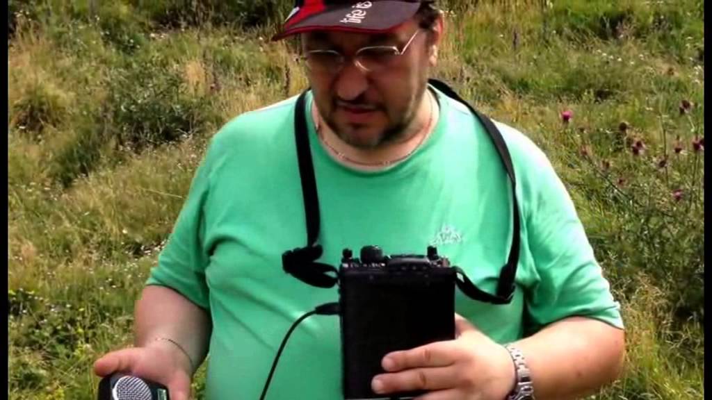 Yaesu FT817ND transmissions from the crater floor