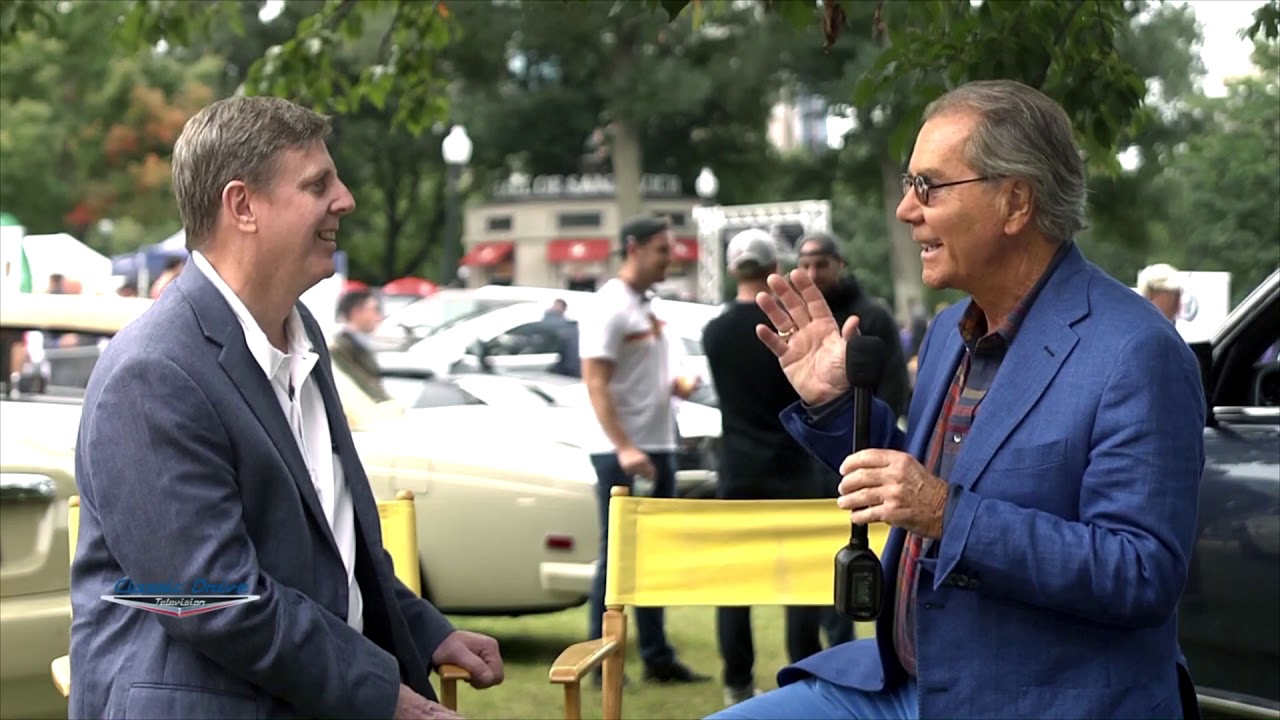 Talking to Herb Chambers at the Boston Cup Car Show