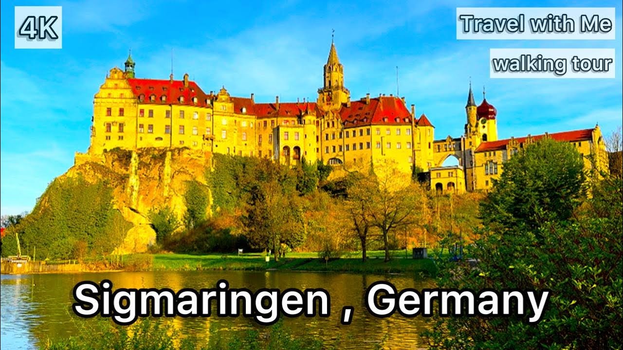 Relaxing Walk in Sigmaringen – Castle Views, Old Town & River Walk | Germany | 4K Walking Tour