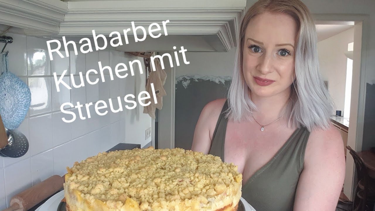 Rhabarber Kuchen mit Streusel | super lecker