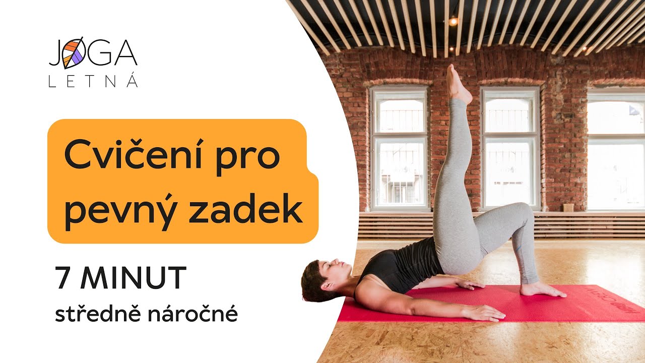 Cvičení pro pevný zadek / 7 minut / náročné