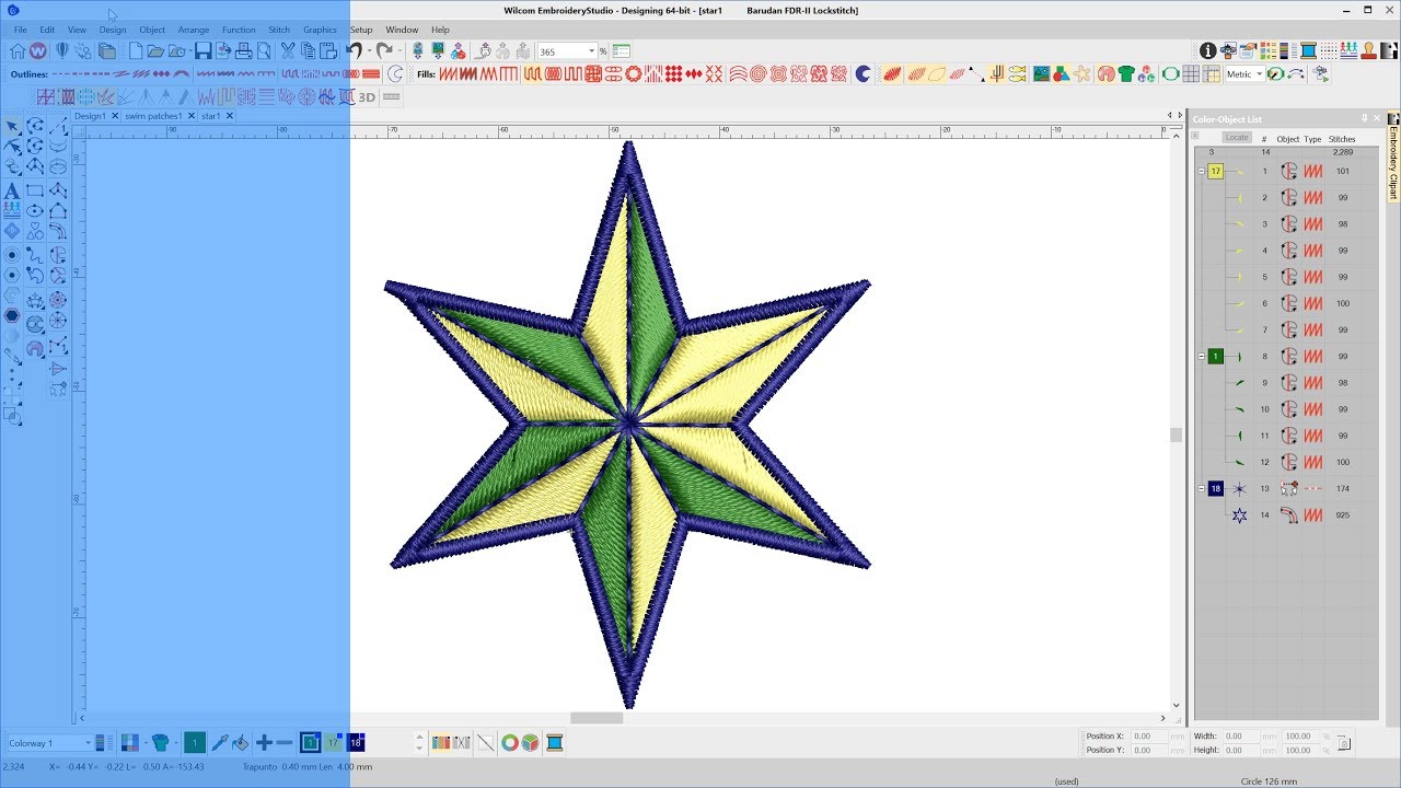 Where do I find the Color Object List and what is it used for?