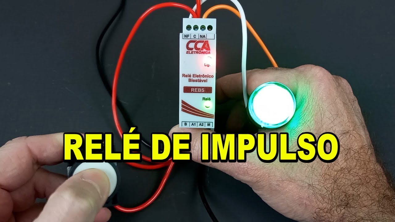 RELÉ DE IMPULSO - Como instalar