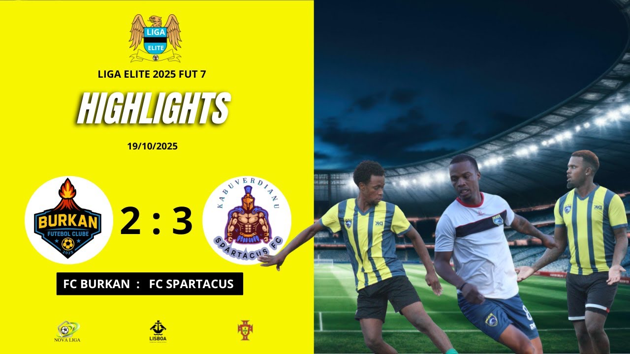 Liga ELITE     Highlights  Fc Burkan  5 : 3  Fc Spartacus  19.10.2025