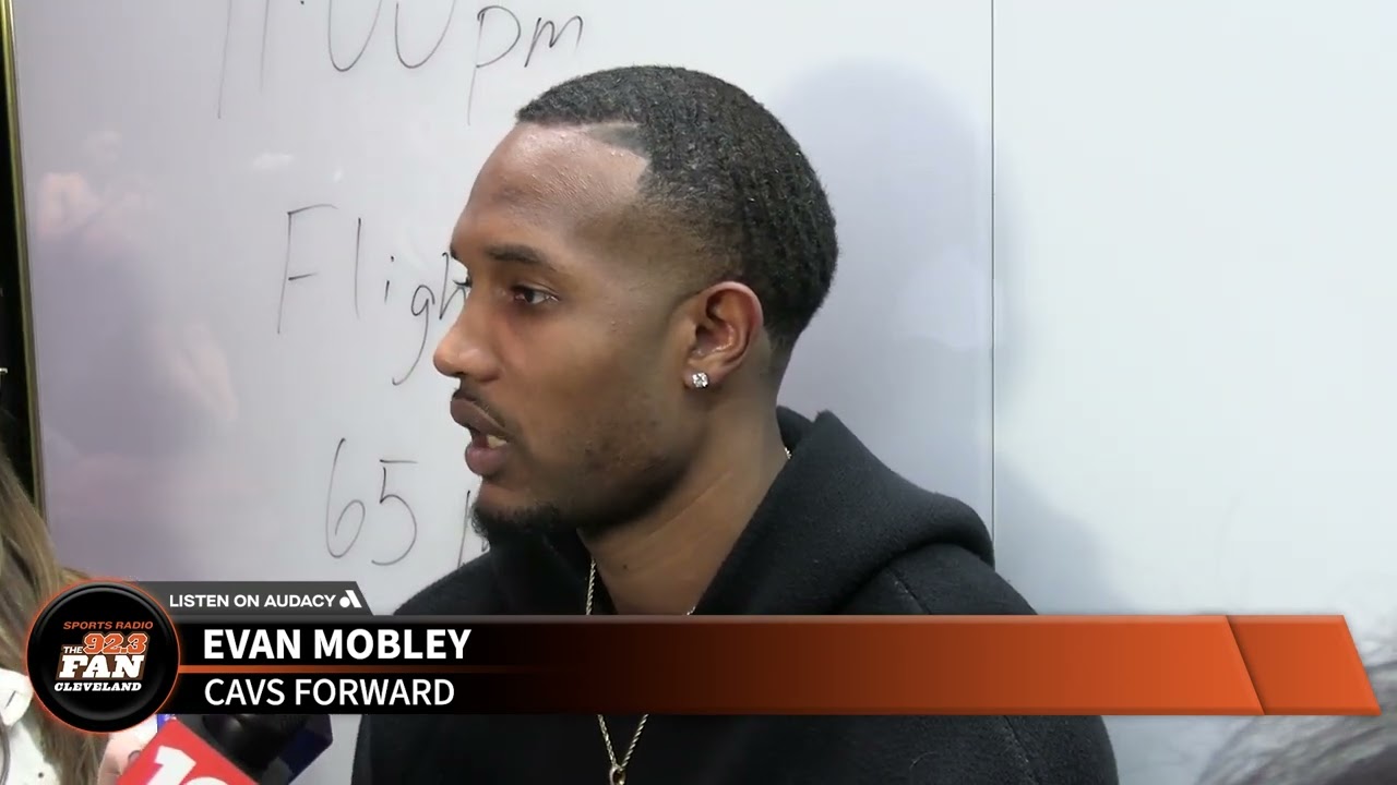 Evan Mobley reacts to his return from a calf injury and the Cavs 112-84 win over the Nets