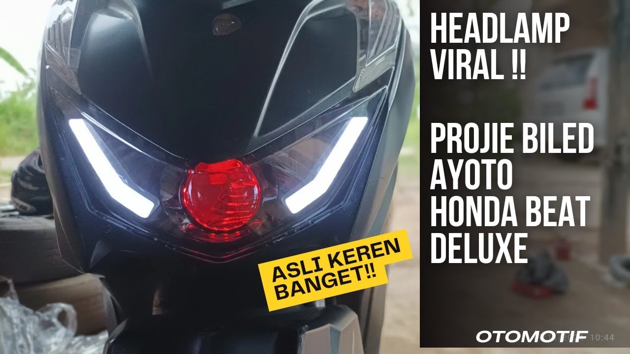 Cara Pasang BILED AYOTO Honda Beat Deluxe #beatdeluxe #biledproji